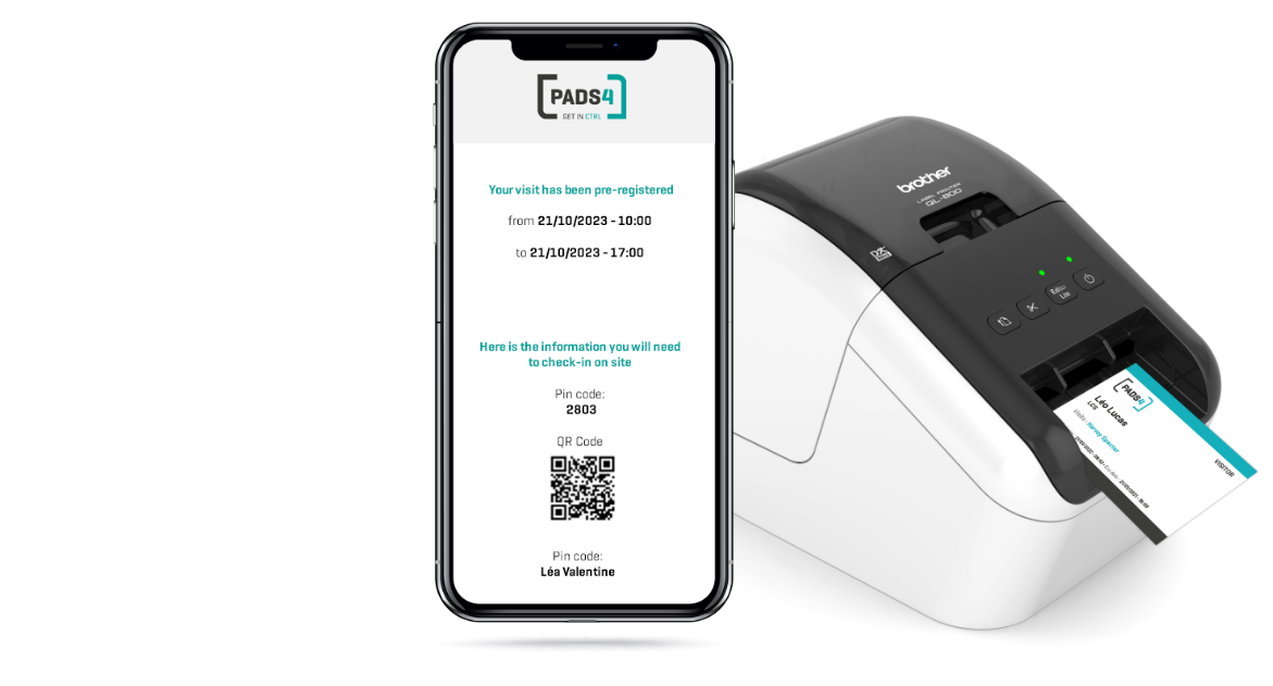 pads4 vms visitor management systems access control