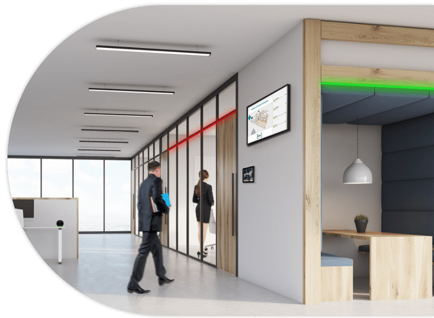 pads4 workspace xperience occupancy sensors connectected signage