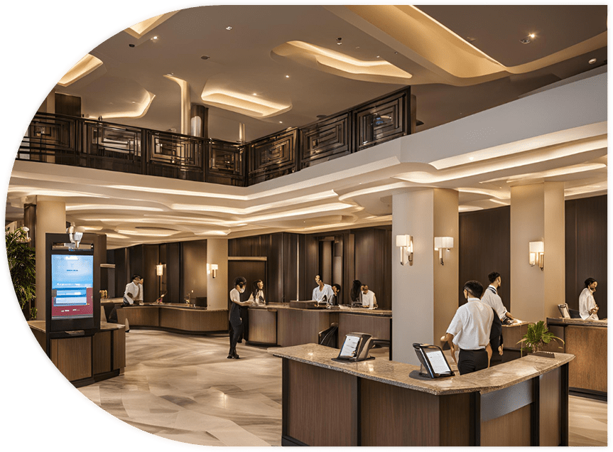 implementation queue management system in hotels