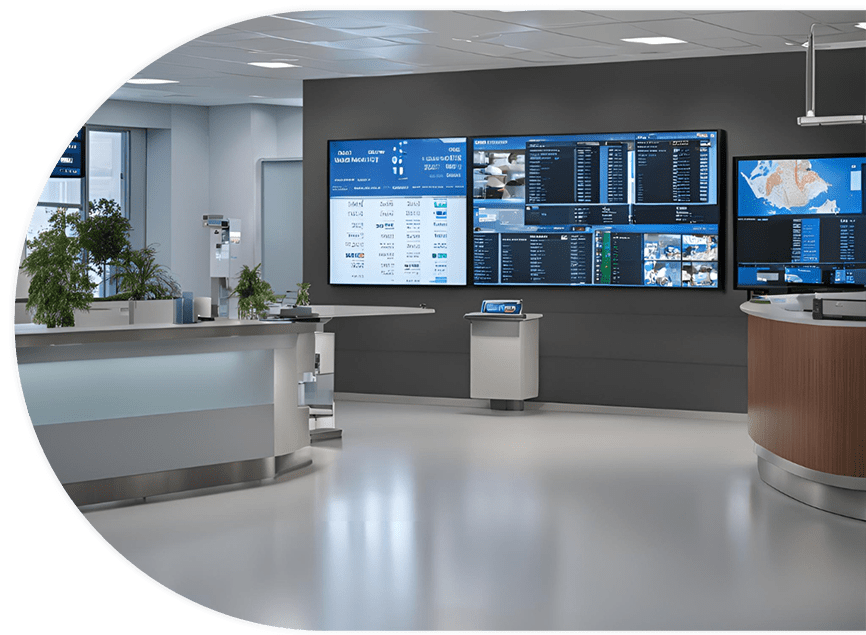 pads4 digital signage hospital emergency