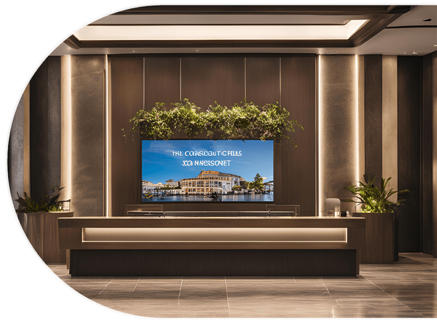 pads4 digital signage hotel concierge services