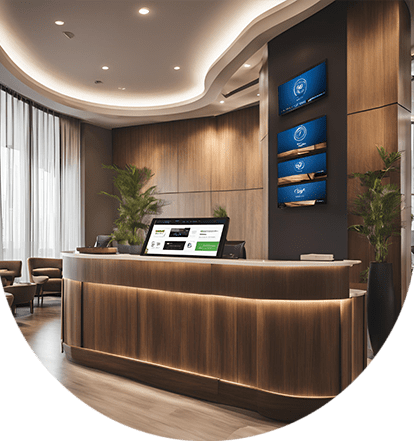 pads4 digital signage hotel guest services