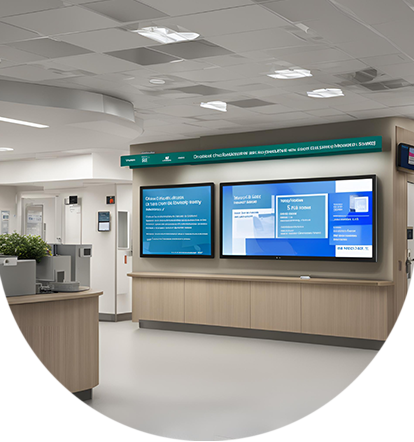 pads4 digital signage right platform for hospital