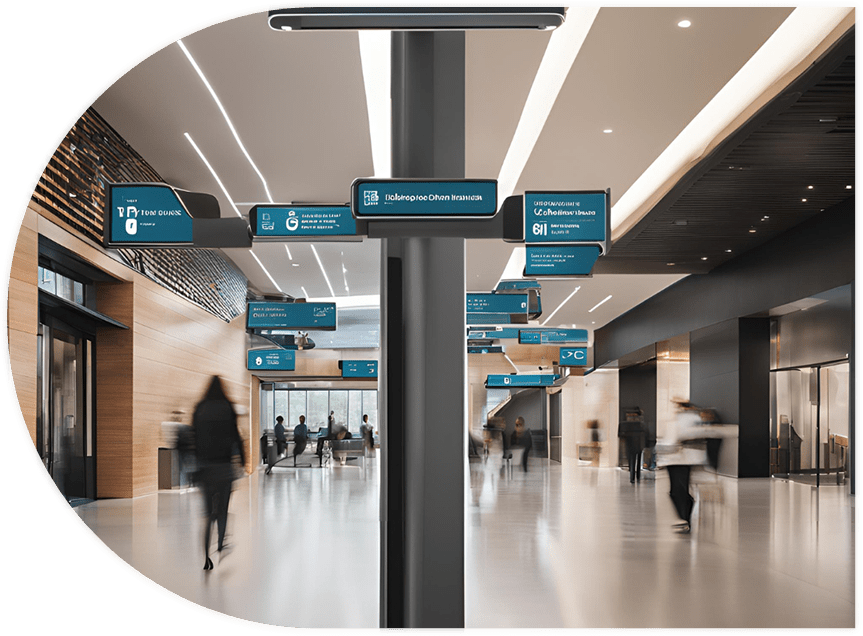 pads4 digital wayfinding improves user experience