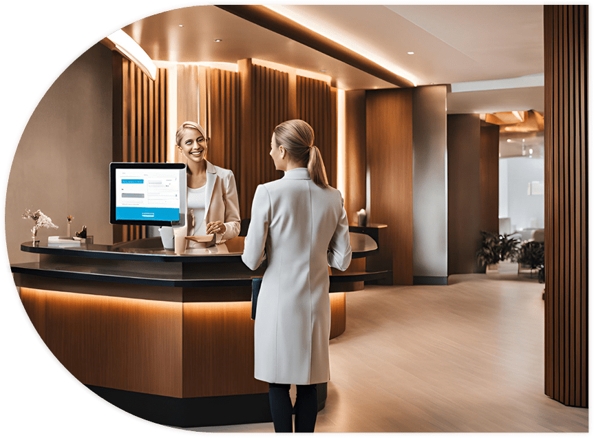 pads4 queue management system customer experience improved hotel