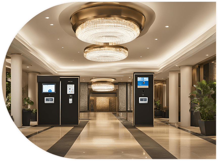 pads4 queue management system easy to use in hotels