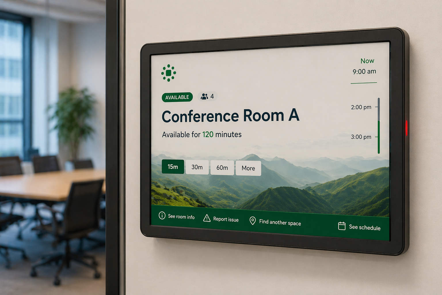 e paper digital signage at a meeting room e paper digital signage at a meeting room